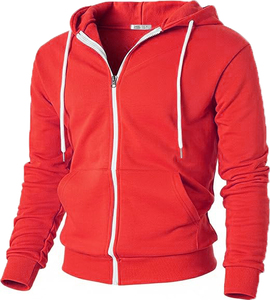 Sweat-shirts à capuche pour hommes, doublés en polaire, décontractés, sportifs, avec poche kangourou, impression numérique printanière, 100% coton, écologiques - Product Image 5