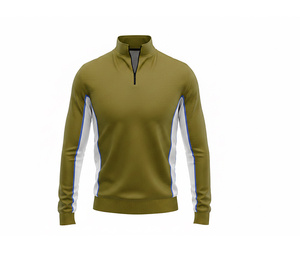 High Quality Sublimation Quarter Zip Jacket Manufacturer <b>Men</b> Women Youth Sportswear Quick Dry Team <b>Pullover</b> - Product Image 3