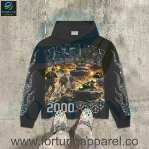 OEM Fortune Apparel ofrece sudaderas con capucha de diseñador para mujer, estilo streetwear, de talla grande, para invierno. - Product Image 4