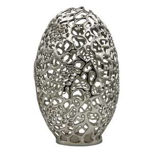 Vase à fleurs en aluminium de luxe, fait main, au design moderne, pour mariage et décoration intérieure de fleurs séchées de Pâques - Product Image 5