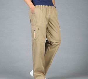 Custom Logo Mens <b>Cargo</b> Pants Cotton <b>Stretch</b> Blend Casual Cargos Bulk Orders Fast Delivery - Product Image 4