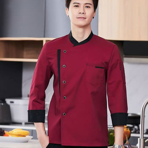 Unisex Canvas High Quality Chef Jacket for Restaurants Hotels Cafes Bakers <b>Kitchens</b> - Product Image 5