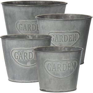 Maceta Decorativa de Hierro Galvanizado para Decoración de Plantas en Jardín, Balcón y Exteriores de Casas Modernas - Product Image 4