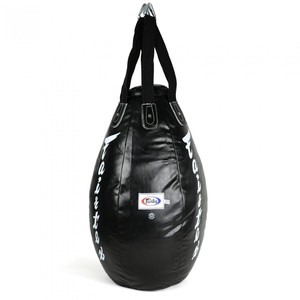 Sac de frappe lourd en PU en forme de goutte d'eau, personnalisable, 25 kg, durable, avec fermeture à lacets, rempli de sable, pour adultes, usage Muay Thai - Product Image 1