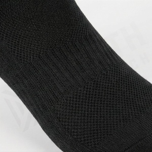 <b>Black</b> Crew Athletic <b>Socks</b> Geometric Pattern Breathable Polyester Spandex Basketball Sports <b>Socks</b> for Adults Summer - Product Image 5