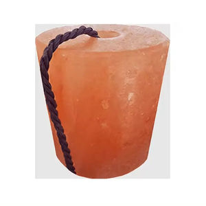 Sel rose de l'Himalaya naturel de haute qualité, forme naturelle, export premium, avec corde de suspension pour la digestion des bovins et des chiens Demaro - Product Image 2
