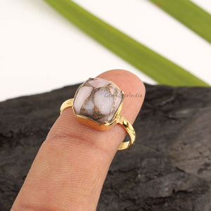 Trendy 10mm Cushion <b>Ring</b> Women 925 Sterling <b>Silver</b> 18K Micron Gold Plated Eternity Vermeil Wedding Christian Zig Zag Design Pink - Product Image 1