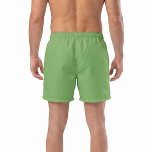 Pantalones Cortos Deportivos para Hombre, Estilo Elegante y Atrevido, Hasta la Rodilla, Precio Económico, 140 GSM, Corte Holgado, Color Verde Lorito - Product Image 4
