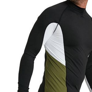 Good Quality Wholesale OEM Service Activewear Breathable Quick Dry Comfortable Adult Polyester Spandex Rash Guard Long Sleeve - Product Image 6