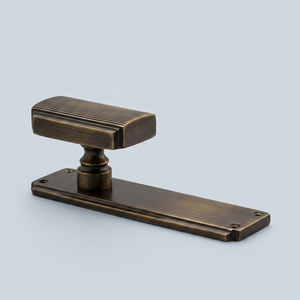 Poignée rectangulaire en laiton bronze antique pour armoire, finition mate, quincaillerie de meuble durable, pour tiroir, maison et bureau - Product Image 1