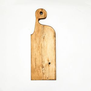 Tabla de cortar de madera maciza con superficie lisa para cocinar en la cocina, cortar verduras, frutas, carne, pan, uso diario - Product Image 6