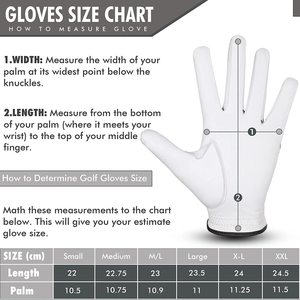 Guantes de Golf para Hombre, Mano Izquierda y Derecha, Suaves y Transpirables, de Piel de Oveja Genuina, Antideslizantes, para Hombre y Mujer, con Logotipo Personalizado - Product Image 6