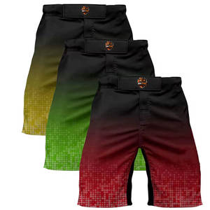 Shorts de grappling MMA pour hommes, coupe classique, polyester/coton, séchage rapide, légers, vêtements de performance pour le Jiu Jitsu, la lutte et l'entraînement - Product Image 6