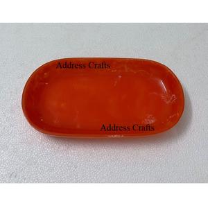 Plateau de service tendance en résine pour la maison, l'hôtel, le restaurant – Plateaux de présentation pour table à manger, Ramadan, Aïd, chocolats, dattes, desserts - Product Image 2