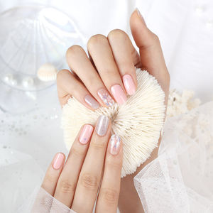 ShineB Best-Selling Coral Island 3D Gel Nail Strips #45828 Salon-Quality Easy-to-Apply Fashion Nail Stickers for Lovely Styling - Product Image 5