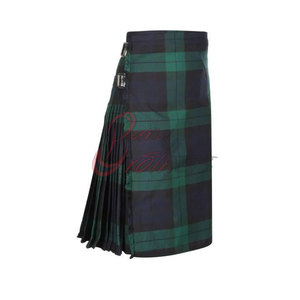 Kilt escocés tartán hecho a medida, costuras duraderas, acabado premium, kilt escocés tartán para eventos culturales y festivales. - Product Image 2