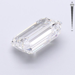 Diamante Cultivado en Laboratorio con Certificación IGI, Corte Esmeralda de 3.67 CT, Color D, Claridad VVS2, CVD LG 778649091 ROYAL GEMS para Joyería - Product Image 4