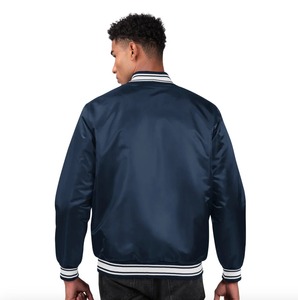 Custom full leather varsity jacket premium quality with custom logo embroidery durable design and classic style for teams - Product Image 5