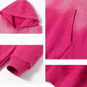 Sudadera con Capucha de Alta Calidad, Lavada con Ácido, 100% Algodón y Mezcla de Algodón, Prendas Básicas para Invierno, Ropa Casual, Precio de Venta al por Mayor - Product Image 6