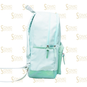 Custom Large Capacity Cheerleading <b>Backpack</b> with Sublimated Glitter Design With Padded Back and Adjustable Straps <b>Waterproof</b> - Product Image 5