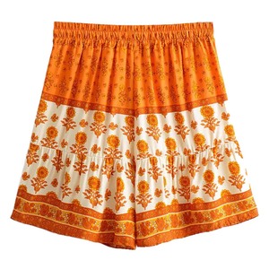 Shorts de yoga taille haute en coton éponge grande taille pour femme – Extensibles, respirants, style décontracté et tendance pour l'été - Product Image 4