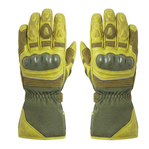 Gants de course SAAR INDUSTRIES, en cuir, avec protection complète des doigts, sangle de poignet réglable, fermeture à boucle, imperméables, compatibles avec les écrans tactiles - Product Image 4