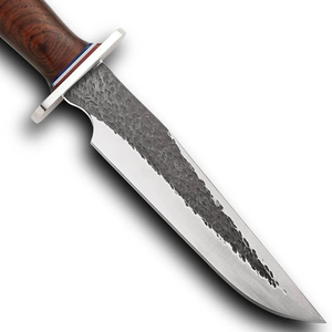 Cuchillo de Caza LEGACY BLADES Hecho a Mano de Acero al Carbono, Hoja Fija de Punta Caída, Borde Plano, Mango de Madera, Grado Industrial, OEM Personalizable - Product Image 3
