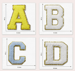 Wholesale Towel Chenille Patches Party Gift Clothes Custom <b>Iron</b> on Embroidery Chenille Patches in Best High Quality - Product Image 5
