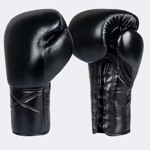Équipement de boxe personnalisé à bas prix, gants de boxe à lacets pour l'entraînement - Product Image 1