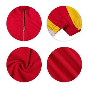 Custom Women Crop Windbreaker Tracksuit Set 2 1 Design Geometric Block Lightweight Breathable Quick Dry Gym Jogger <b>Suit</b> - Product Image 5