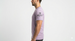 Camiseta de Manga Corta para Hombre REXFIT, Corte Regular, Cuello Redondo, Jersey de Algodón, Transpirable, Ropa Deportiva Informal con Logotipo Estampado en la Parte Delantera - Product Image 3