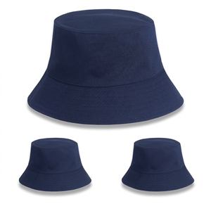 Wholesale High Quality Summer Outdoor Design Logo Printed <b>Reversible</b> <b>Bucket</b> Caps Solid Color 100% Cotton Unisex Custom - Product Image 5