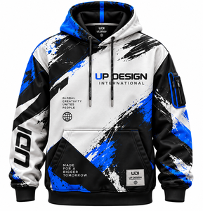เสื้อฮู้ดดี้พรีเมียมแบบสั่งทำพิเศษ ผ้าหนา ทรงโอเวอร์ไซส์ สไตล์สตรีทแวร์ เสื้อสเวตเชิ้ตแบบสวมหัว ผู้ผลิตเสื้อฮู้ดดี้แฟชั่นแนวเมืองสำหรับผู้ชาย - Product Image 1