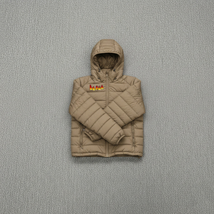 Nueva Llegada Chaqueta de Invierno Personalizada para Mujer, Talla Grande, Color Caqui, con Capucha, Chaqueta Acolchada, Manga Larga, Chaqueta Informal - Product Image 1