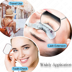 3PCS Eyelash Extension <b>Tool</b> Set Mirror and Tweezers Professional Makeup Lash Kit Stainless Steel Beauty <b>Tools</b> - Product Image 3