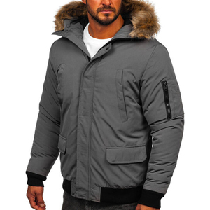 Fournisseur direct d'usine de parkas à capuche en toile pour hommes pour les commandes en gros OEM et la fabrication sous marque privée 2026 - Product Image 1