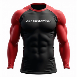 Maillot de compression haute performance à manches courtes pour MMA, BJJ, Jiu Jitsu, personnalisé, sublimé, pour grappling et entraînement fitness - Product Image 4