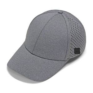 Casquette de baseball unisexe Traci en polyester respirant, couleur unie, design à œillets réglables, style décontracté, chapeau de sport - Product Image 3