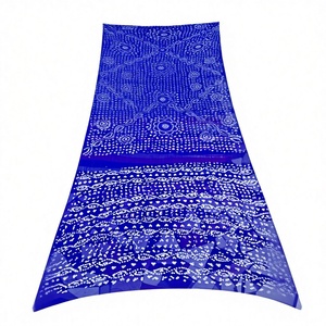 Nuevo y Moderno Sari Tradicional de Seda Bandhani para Mujer, para Bodas y Fiestas, Precio al por Mayor de Proveedor Indio - Product Image 3