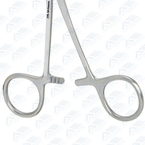 Instrumentos Médicos, Equipos Quirúrgicos, Pinzas de Allis de Alta Calidad para Tejidos y Sujeción, 14 cm, Rectas, con Mordaza Dentada - Product Image 4