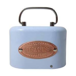 Hình bầu dục sắt Money Box với <span class=keywords><strong>Key</strong></span> <span class=keywords><strong>Lock</strong></span> - Product Image 1