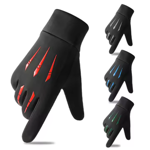 Guantes de Ciclismo Personalizados de PU para Dedos Completos, Antideslizantes, para Carreras al Aire Libre, Unisex, de Estiramiento, para Todas las Estaciones - Product Image 4
