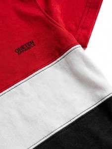 T-shirt da uomo <span class=keywords><strong>NASA</strong></span> in maglia a blocchi di colore, a maniche corte, girocollo, con logo frontale, motivo sportivo, traspirante, 100% cotone - Product Image 6