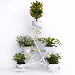 Soportes Decorativos de Hierro Forjado de Lujo para Plantas, para Patio, Jardín, Balcón, Exhibición de Macetas y Áreas de Estar al Aire Libre - Product Image 5