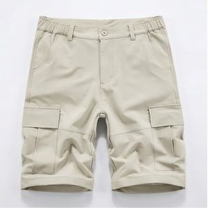 Shorts cargo personnalisés en coton pour hommes et garçons, décontractés, avec poches, style streetwear, grandes tailles, qualité supérieure, vêtements de mode - Product Image 1