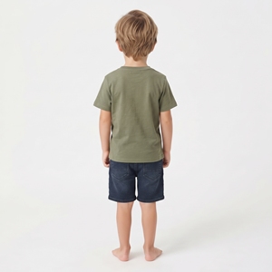 Camiseta Henley Unisex de Moda para Niños, Manga Corta, con Botones, de Algodón, Informal, con Logotipo Personalizado, Corte Regular, Fabricante Mayorista - Product Image 4