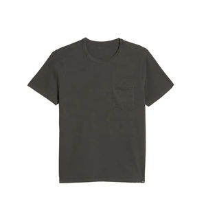 Camiseta de Hombre de Algodón de Manga Corta, Tejido Sólido, con Logotipo Personalizado de Alta Calidad, Transpirable, Estilo Casual Urbano - Product Image 5