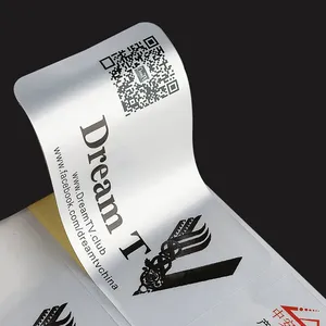 Etiquetas para Botellas de Leche Resistentes al Agua y al Aceite con Estampado en Relieve, Adhesivo Fuerte y Duradero en Rollo para Agua Mineral - Product Image 2