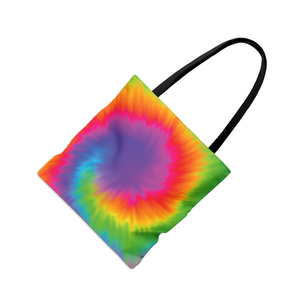 Manufacturer Unisex High Quality Cheap Price Tie Dye Cotton Tote <b>Bag</b> Fashionable Shopping <b>Bag</b> With Handle - Product Image 3