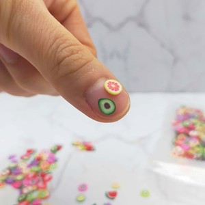 Mini tranches de fruits en pâte polymère pour maison de poupée, artisanat miniature, accessoires pour nail art, pour les 14 ans et plus - Product Image 5